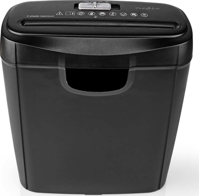 Sharrues letrash Peach DIN P 2, 6 fletë A4, kosh 10L, i zi