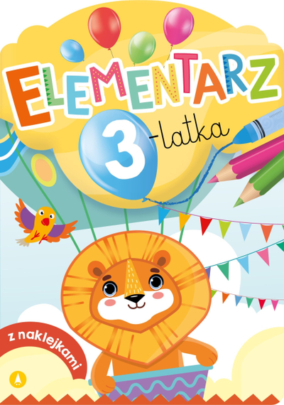 Liber pune edukativ pa marke Primer for a 3 Year Old With Stickers, per moshen 3 vjec, me ngjitesa, shume-ngjyreshe