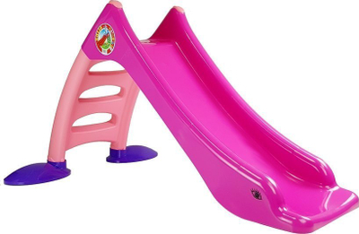 Rrëshqitëse kopshti Lean Toys Slide Garden 424, për kalamaj, rozë vjollcë