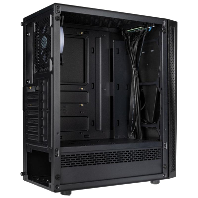 Kasa kompjuteri Kolink Void RGB Midi Tower, me dritare, e zezë