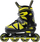 Patina inline Coolslide Butters YB Jr, për kalamaj, me masë që rregullohet, verdh e zezë