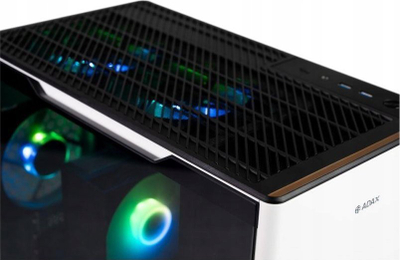 Kompjuter gaming Adax Draco Extreme White, Ryzen 7 5800X3D, RX 7700 XT 12GB, 32GB RAM, i bardhë