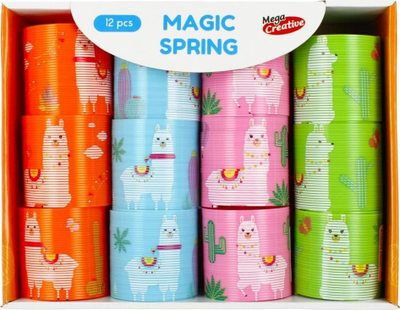 Lodër Spring Lama MEGA CREATIVE 490271, formë llamaje, shumëngjyrëshe