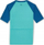 Bluzë rashguard për kalamajt O'Neill UV Essentials Cali, UPF 50+, me mëngë të shkurtra, blu
