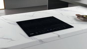 Pllakë gatimi Whirlpool, 7.2 kW, e zezë