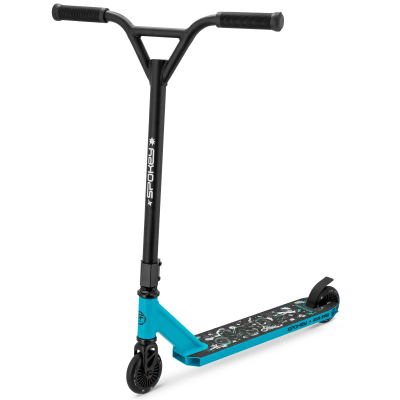 Trotinet freestyle Spokey Trippy SPK-944608, rrota 100 mm, mban deri 100 kg, i zi me blu