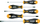 Set kaçavidash Felo Ergonic Series 400, 5 copë, çelik, shumëngjyrëshe