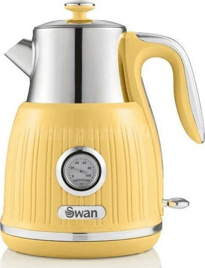 Ibrik elektrik Swan Retro SK31040YELN, 1.5 L, i verdhë
