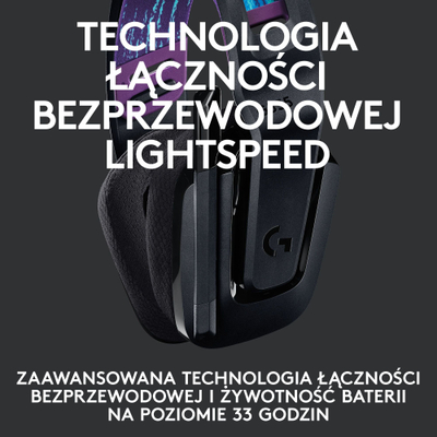 Set gaming Logitech G535 Lightspeed dhe G Pro X Superlight 2, wireless, për PC dhe PlayStation, i zi