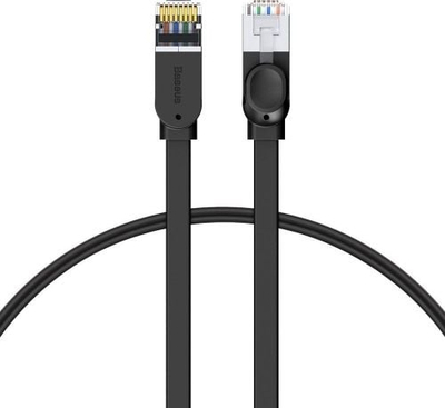 Kabllo rrjeti Baseus Ethernet CAT6, RJ45, 1m, e zezë