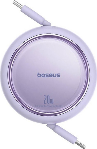 Kabllo tërheqëse Baseus Free2Pull USB C në Lightning, 20W, 1m, lejla