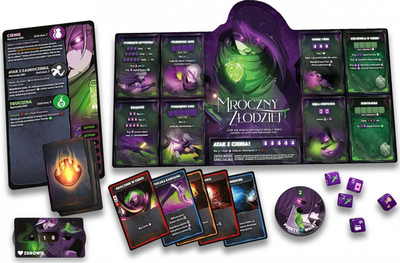 Karta lojrash Lucky Duck Dice Throne: Clash 3 - Pyromancer kundër Dark Thief