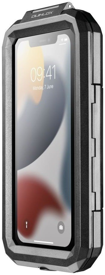 Mbulesë telefoni Interphone Quiklox Armor Case, universale, për motoçikletë, e zezë