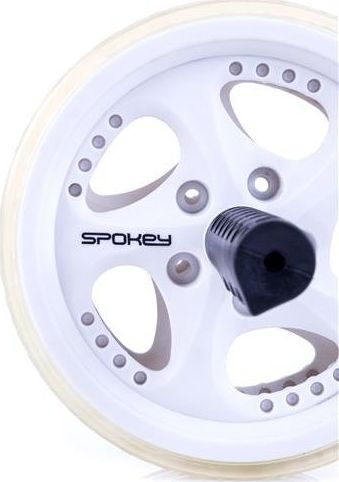 Rrotë ushtrimesh Spokey Twin B II, dyshe, doreza antirrëshqitëse, e bardhë
