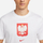 Fanellë sport Nike Poland Crest DH7604 100, poliester, për burra, e bardhë