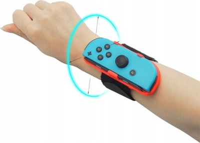 Rripë kyçi iPLAY për Nintendo Switch, set 2 copë, të zinj