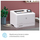 Печатач HP Color LaserJet Enterprise M455dn, ласерски во боја, бел