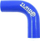 Lidhës silikoni TurboWorks kënd 90°, 32mm, XL, blu