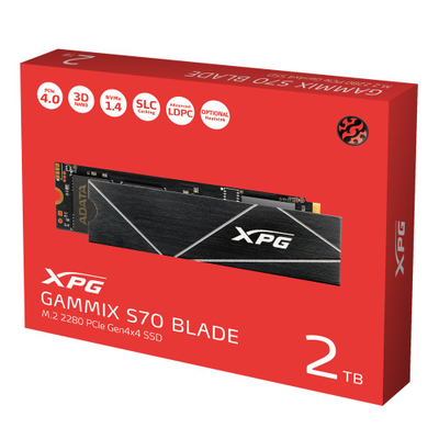 Disk SSD XPG GAMMIX S70 Blade, 2TB, M.2 PCIe 4.0, 7400 MB/s, i zi