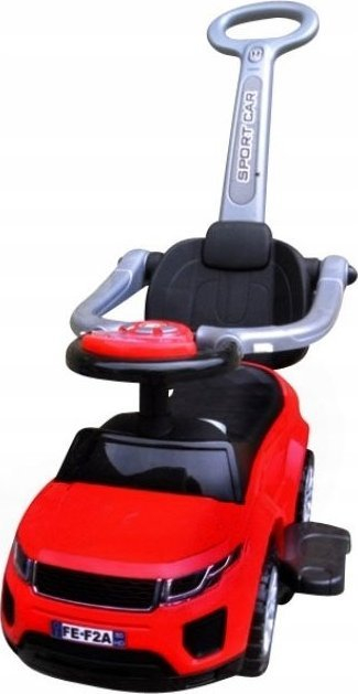 Makinë lodër ride on R-Sport J4 PUSHER, me dorezë prindi, muzikë dhe borie, e kuqe