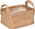 Shportë për mbajtje gjërash Wenko Juna S, 20 x 15 x 15 cm, jute plastike, kafe