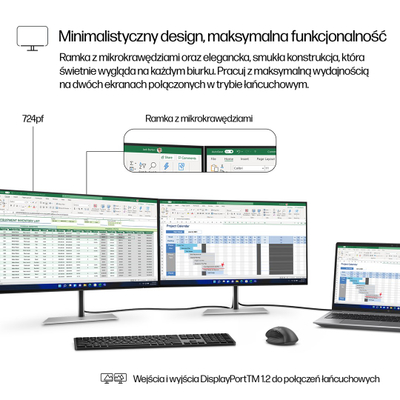 Monitor HP Series 7 Pro 724pf, 23.8", FHD, IPS, i zi