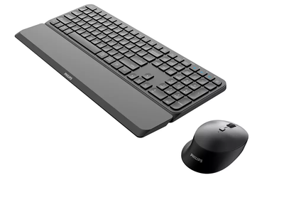 Set tastierë dhe maus Philips 6000 Series SPT6607B, wireless 2.4 GHz, Bluetooth, i zi