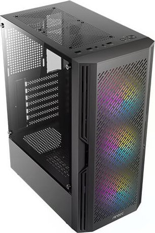 Kuti kompjuteri Antec AX20, Mid Tower, xham i temperuar, e zezë