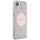 Заштитен капак Guess 4G Circle Classic Logo MagSafe за iPhone 16e, TPU PC, розова