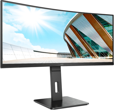 Monitor AOC CU34P2A - LED, 34", UW-QHD, i zi