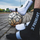 Чорапи Proskary X-Light Anti-Slip S983494, со средна должина, бели