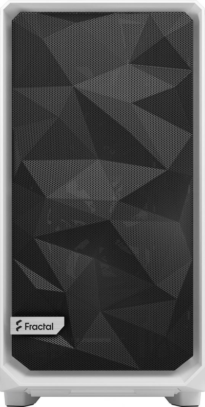Kasë Fractal Design Meshify 2 TG Clear Tint, e bardhë, Midi Tower