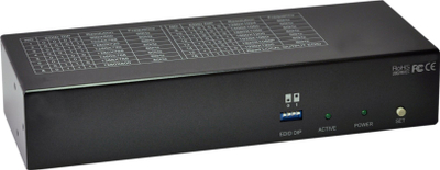 Предавател HDMI преку Cat.5 LevelOne HVE-9118T, 300 m, 8 излези RJ45, црн
