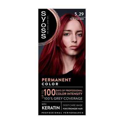 Ngjyrë pë flokë Syoss, 5-29 Intense Red, 50 ml