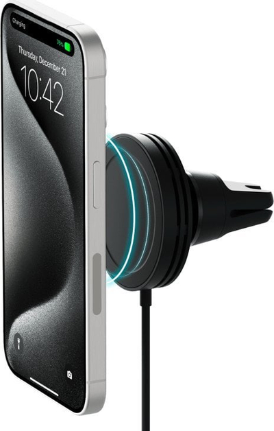 Држач за телефон за автомобил iOttie Velox Qi2, 15W, MagSafe, црна