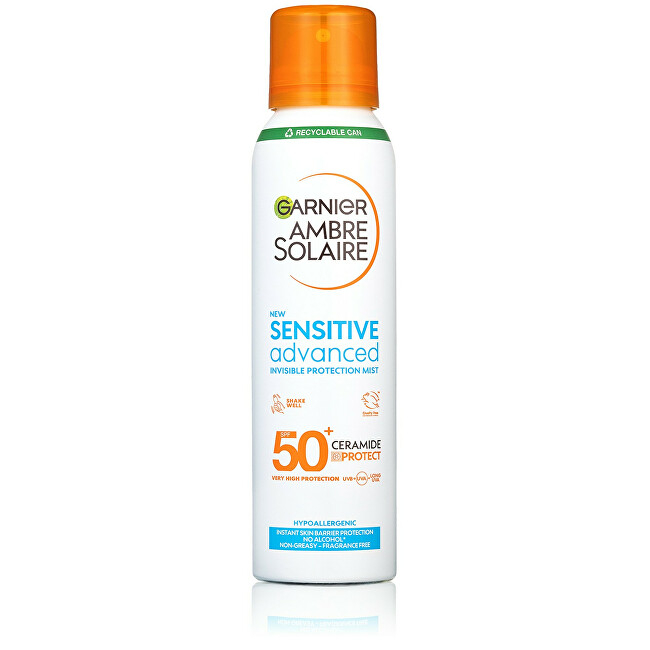 Sprej mbrojtës ndaj diellit për lëkurë të ndjeshme Garnier SPF 50+ Sensitive Advanced, 150 ml