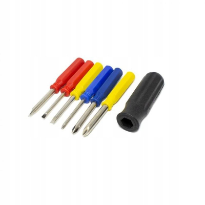 Set tournevidash WMC Tools Mini, 7 copë, çelik Cr V