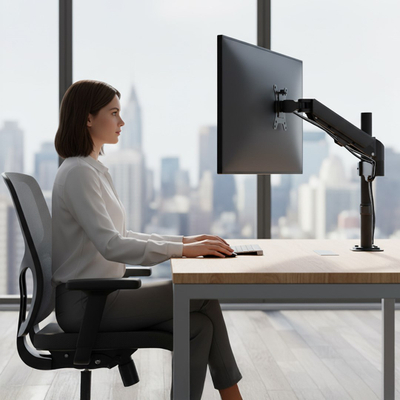 Mbajtëse monitori Maclean MC-135, 17"-32", 2-10kg, e zezë