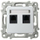 Prizë telefonike dyshe Ospel White Sapphire GPT-2ZN/m/00, e bardhë