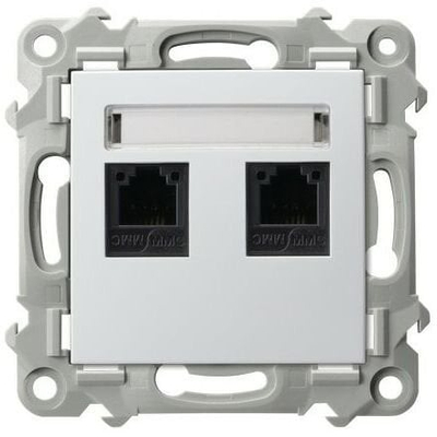 Prizë telefonike dyshe Ospel White Sapphire GPT-2ZN/m/00, e bardhë
