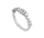 Unazë për femra Guess Sparkling Jardin JSBR04486JWRH, e argjendtë