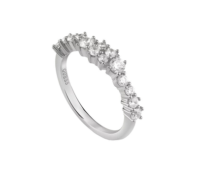 Unazë për femra Guess Sparkling Jardin JSBR04486JWRH, e argjendtë