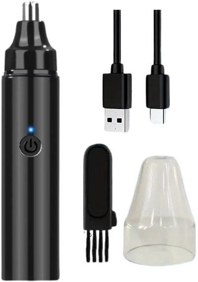 Trimmer për qime hunde Waterproof, çelik inox, i zi