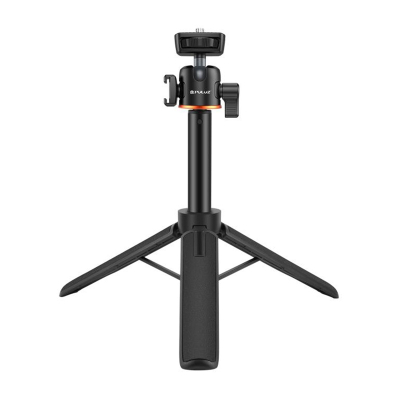 Tripod selfie Puluz PU732B, i zgjerueshëm, kokë 360°, i zi