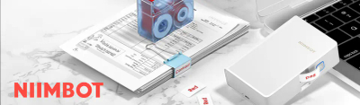 Printer etiketa Niimbot B18, i vogël për me e marrë me vete, me Bluetooth, i bardhë