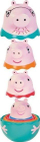Lodër figurina Peppa Pig Nesting Family, set me ujë, shumëngjyrëshe