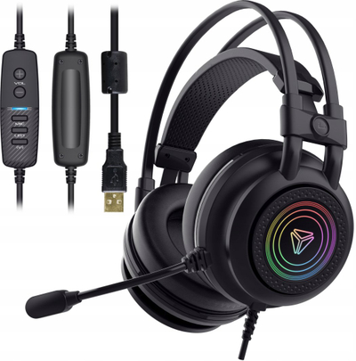 Kufje gaming Yenkee YHP 3035 Shadow, 7.1 surround, USB, me RGB