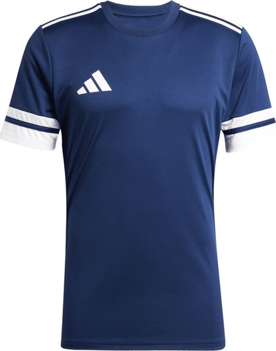 Bluzë sportive adidas Squadra 25 M JG5830, me teknologji Aeroready, prej poliesteri të ricikluar, blu navy