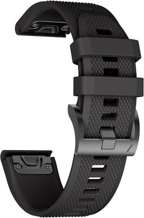 Каишка Tech-Protect Smooth Strap за Garmin Fenix 5, 22mm, TPU, црна
