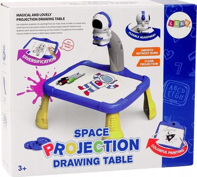 Projektor vizatimi LEAN Toys Space, temë hapësinore, për fëmijë